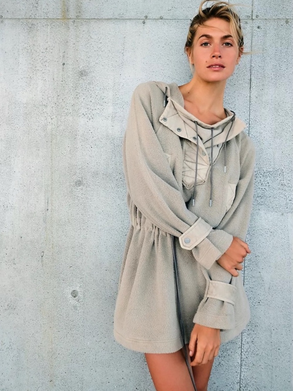 Free People Sadie Surplus Knit Jacket Dress
